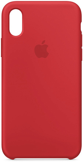 Чехол оригинальный Apple для iPhone Xs (красный)